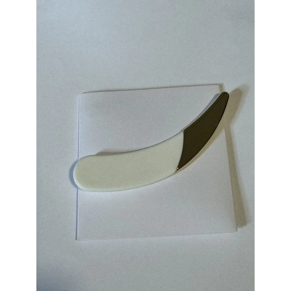 Dior Makeup Applicator Spatula White Gold New